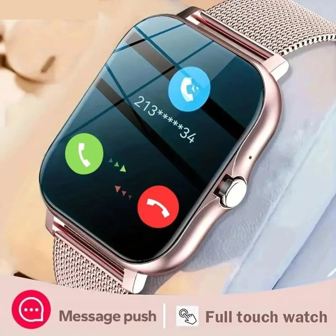 Smart Watch Android iOS Large 1.44'' Inch Color Screen Bluetooth Call Making Sleep Heart Rate Monitoring Sports Watch