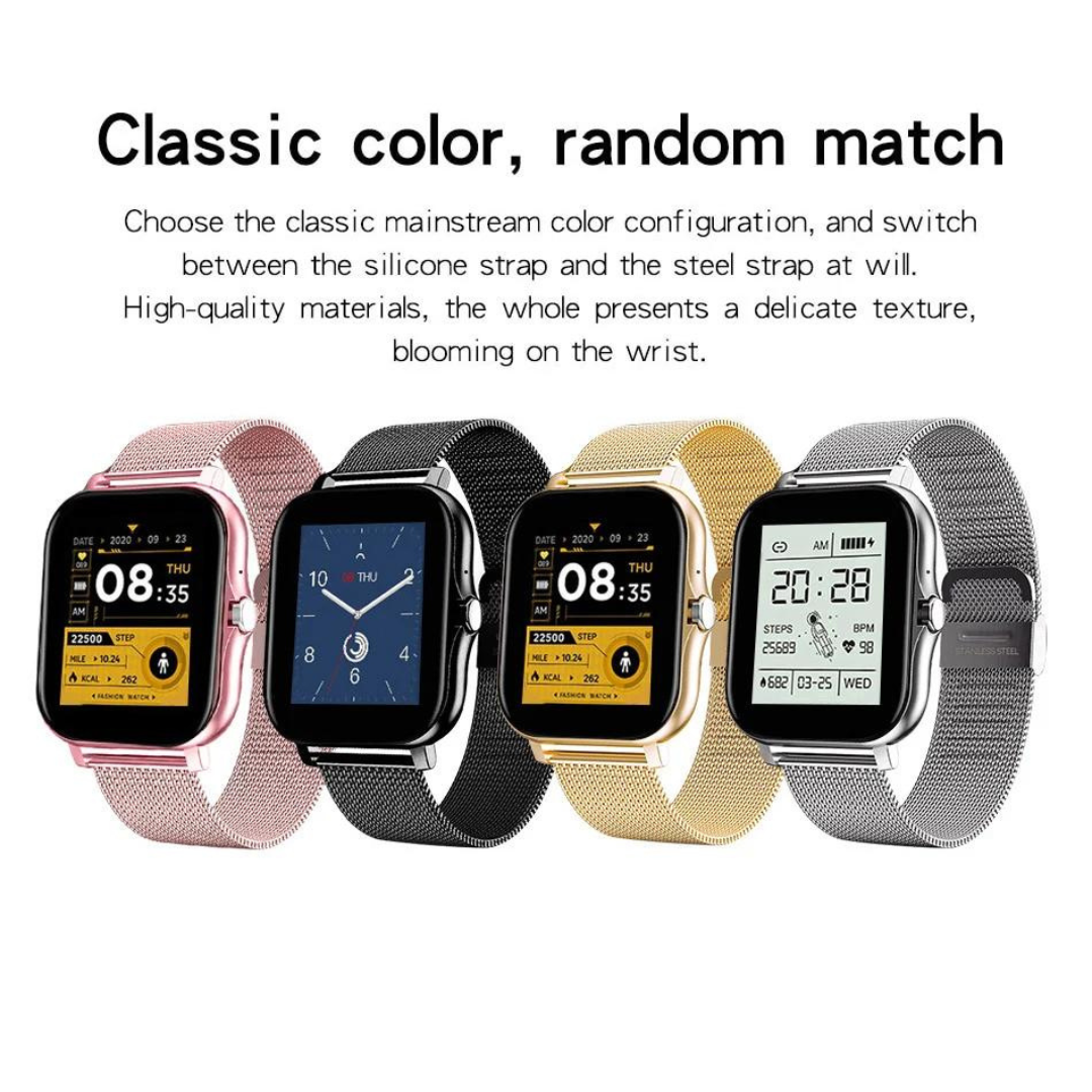 Smart Watch Android iOS Large 1.44'' Inch Color Screen Bluetooth Call Making Sleep Heart Rate Monitoring Sports Watch
