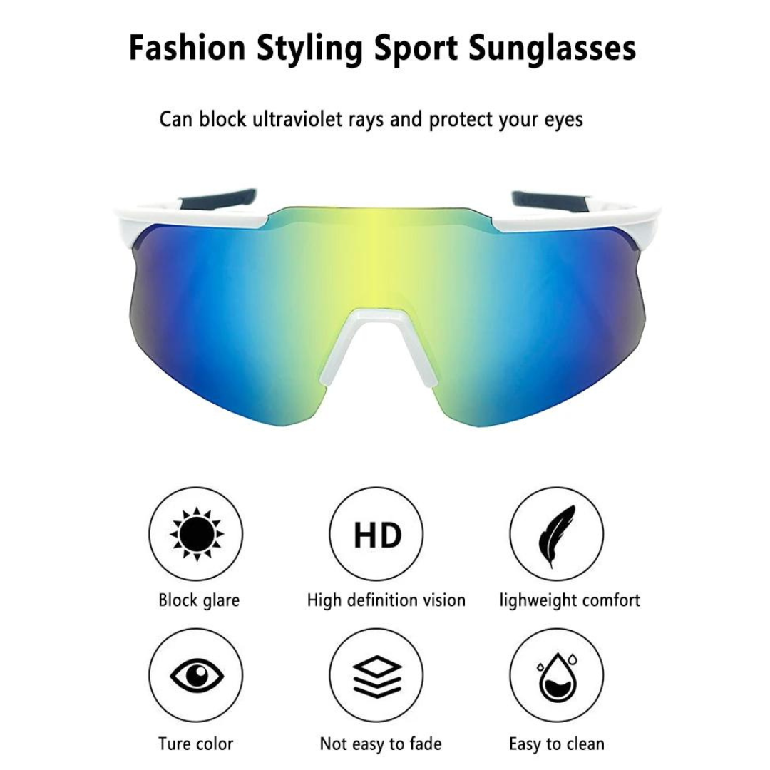 Cycling Sunglasses Windproof UV Protection MTB Cycling Glasses Goggles Bicycle Mountain Bike Glasses Outdoor Sport Eyewear
