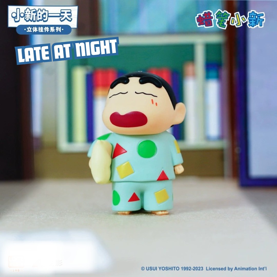 Crayon Shin-Chan "A Day in the life of Shin-Chan" Collectible Anime Figure Keychain Car Key Accessories Bag Pendant Bag Charm