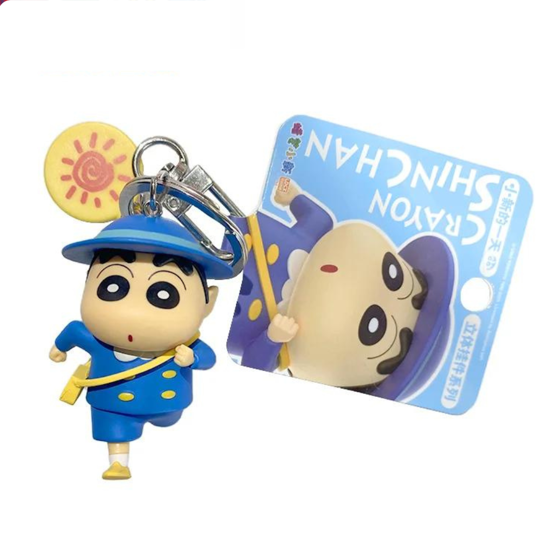 Crayon Shin-Chan "A Day in the life of Shin-Chan" Collectible Anime Figure Keychain Car Key Accessories Bag Pendant Bag Charm