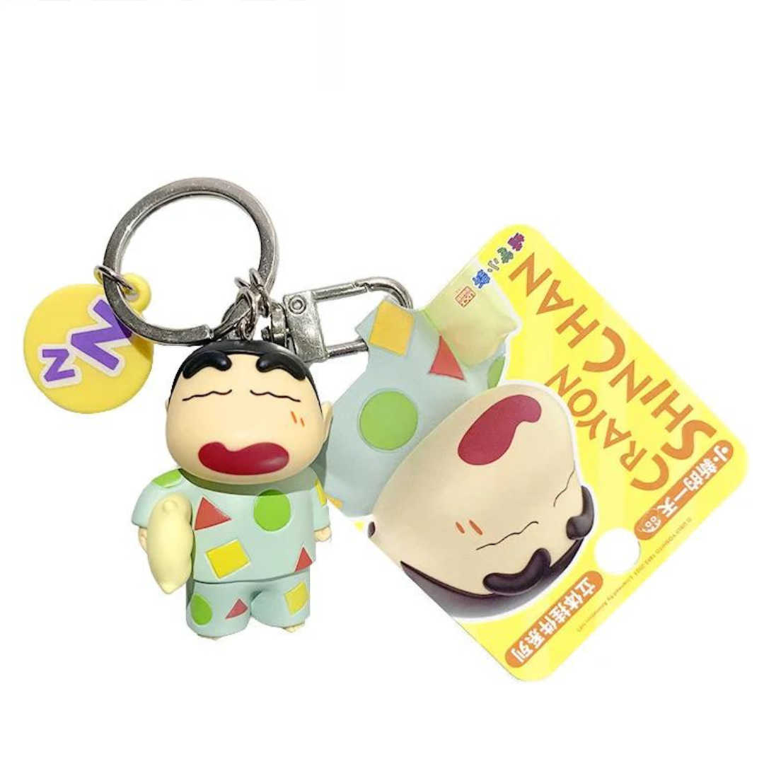 Crayon Shin-Chan "A Day in the life of Shin-Chan" Collectible Anime Figure Keychain Car Key Accessories Bag Pendant Bag Charm