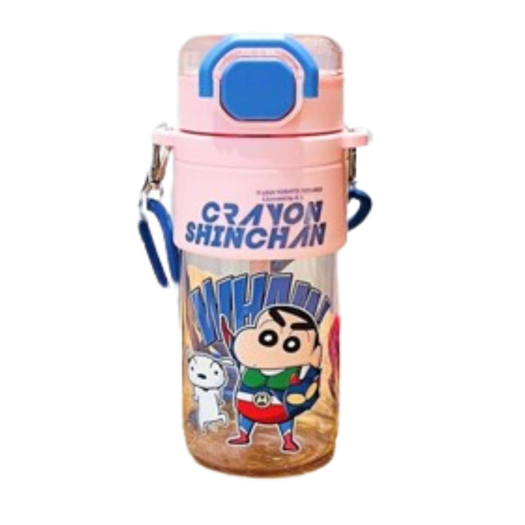 Crayon Shin-Chan Temperature Resistance Leakproof One-Touch Lid Lock Sippy Cup 650ml