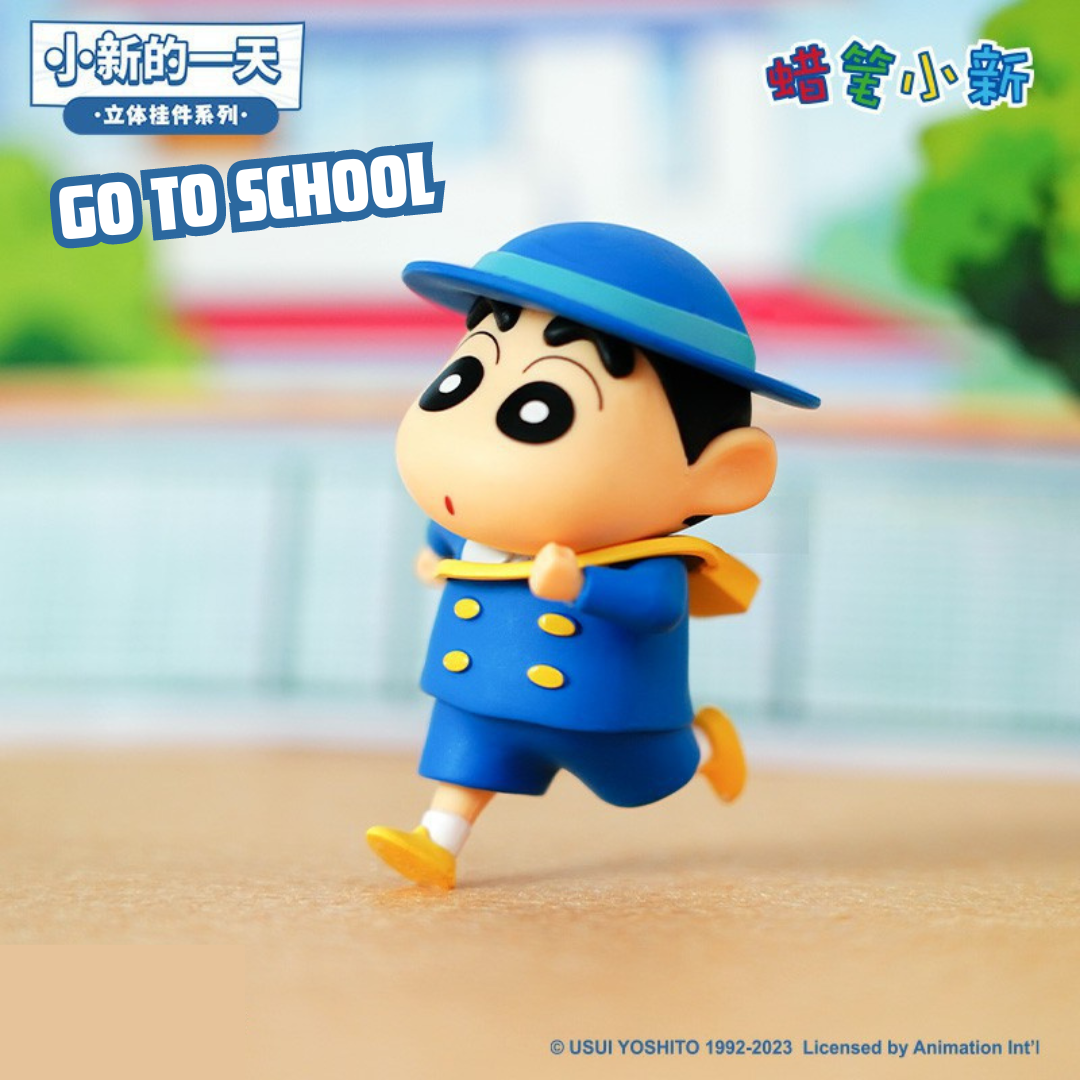 Crayon Shin-Chan "A Day in the life of Shin-Chan" Collectible Anime Figure Keychain Car Key Accessories Bag Pendant Bag Charm