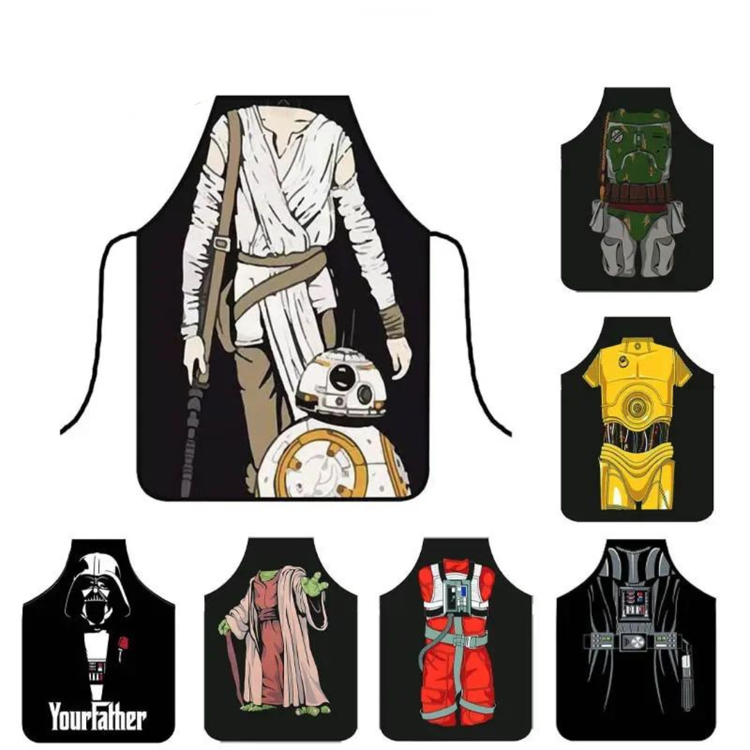 Movie Character Digital Print Kitchen Apron