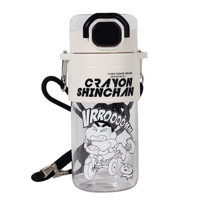 Crayon Shin-Chan Temperature Resistance Leakproof One-Touch Lid Lock Sippy Cup 650ml
