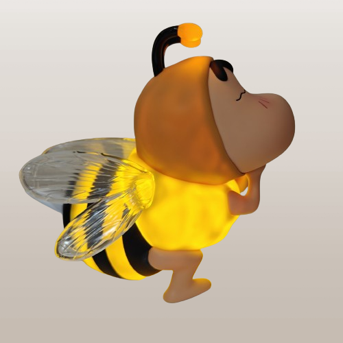 Crayon Shin-Chan 3D Bee Cosplay 3-Mode Lighting LED Nightlight Bedside Lamp