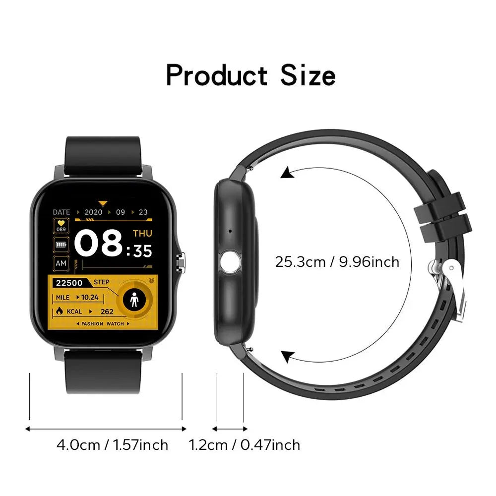 Smart Watch Android iOS Large 1.44'' Inch Color Screen Bluetooth Call Making Sleep Heart Rate Monitoring Sports Watch