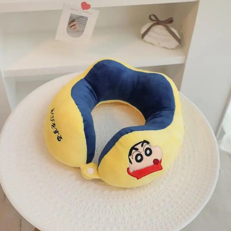 Crayon Shin-Chan & Anime Figure U-Shaped Travel Neck Rest Plush Pillow