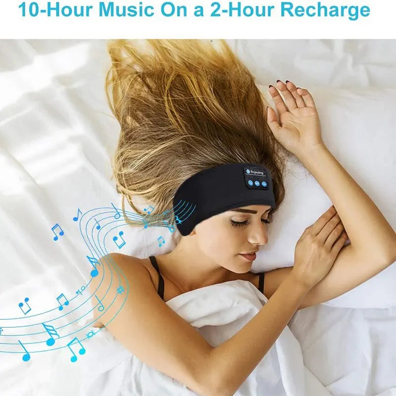Elastic Wireless Fone Bluetooth Earphones Sports Sleeping Headband Music Eye Mask Wireless Bluetooth Headset Headband