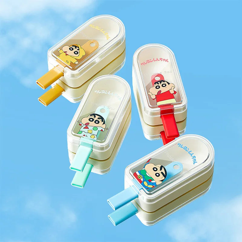 Crayon Shin-Chan Silicone Ice Cream Popsicle Ice Lolly Cream Maker Mold