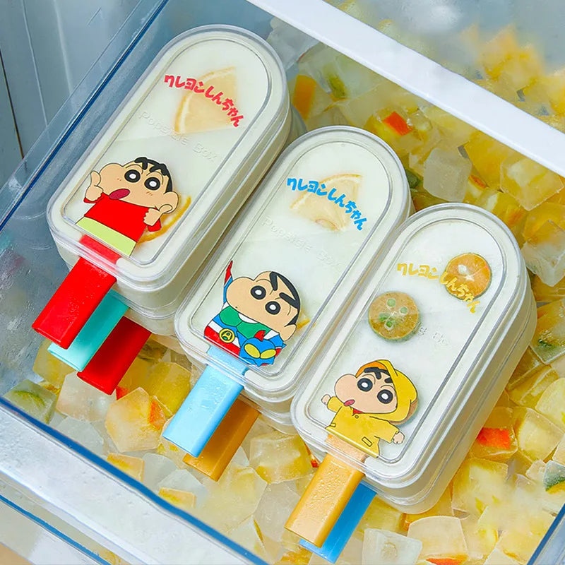 Crayon Shin-Chan Silicone Ice Cream Popsicle Ice Lolly Cream Maker Mold