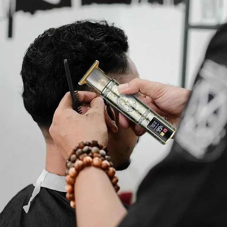 T9 Professional Wireless Electric Hair Clipper Bear Trimmer Digital Display for Men Barber Hair Beard Grooming Shaver Hair Cutting Machine