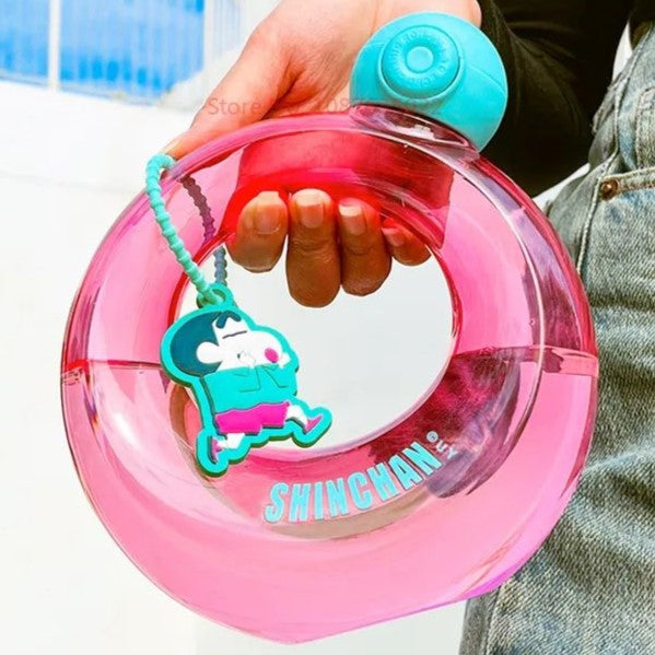 Crayon Shin-Chan Tritan Circle Tube Handy Water Straw Cup 950ml