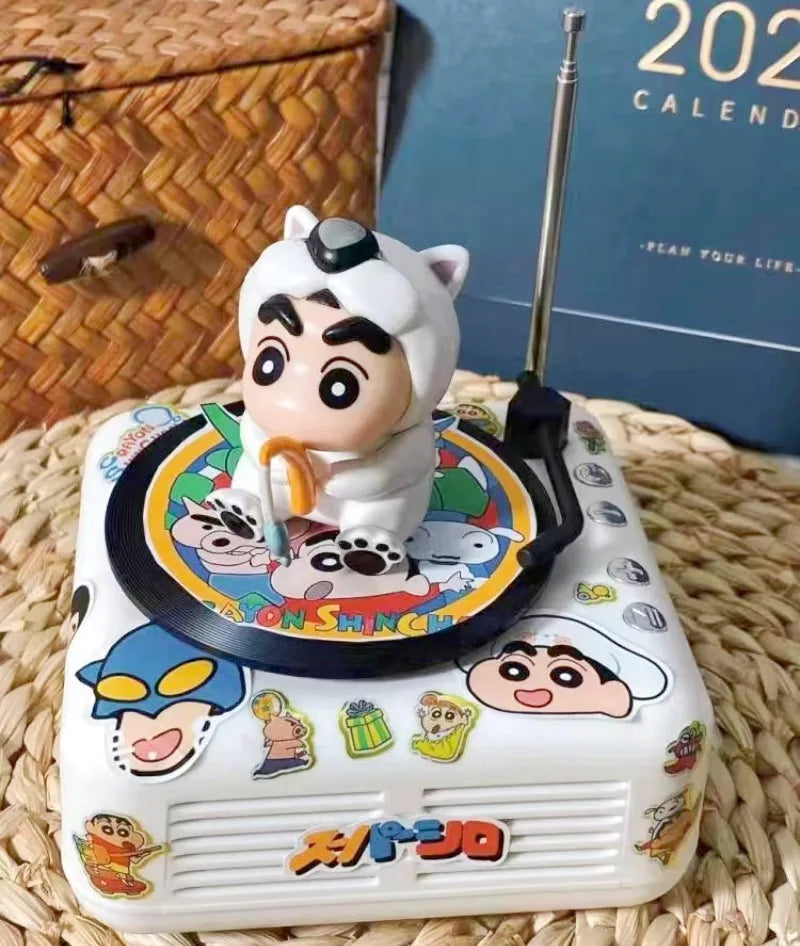 Crayon Shin-Chan Bluetooth Speaker Mobile Portable Mini Record Player
