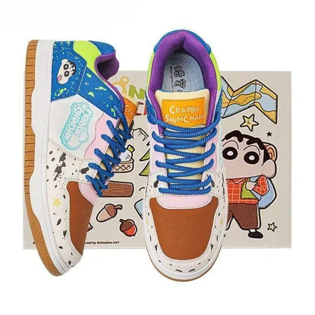 Crayon Shin-Chan Casual Sneakers Graffiti Leisure Fashion Board Sports Shoes