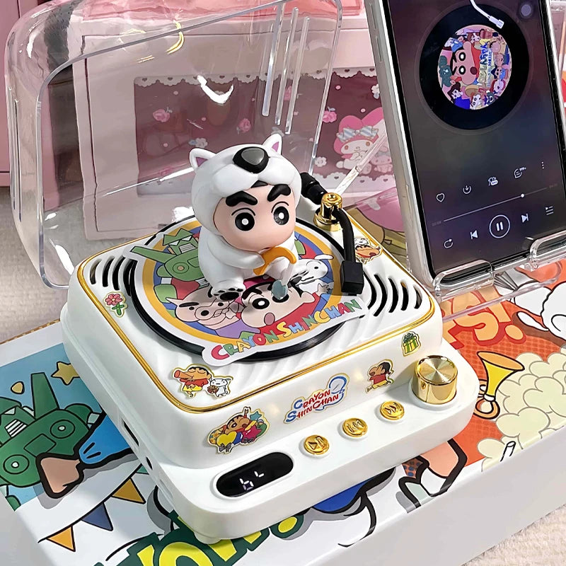 Crayon Shin-Chan Bluetooth Speaker Mobile Portable Mini Record Player