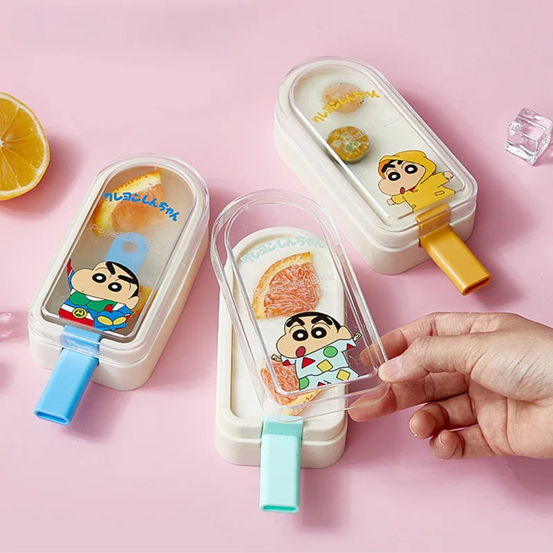 Crayon Shin-Chan Silicone Ice Cream Popsicle Ice Lolly Cream Maker Mold