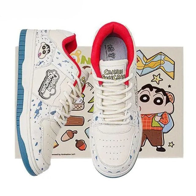 Crayon Shin-Chan Casual Sneakers Graffiti Leisure Fashion Board Sports Shoes