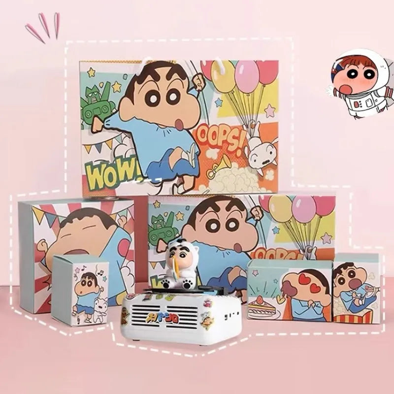 Crayon Shin-Chan Bluetooth Speaker Mobile Portable Mini Record Player