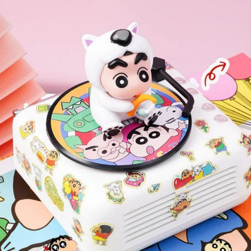 Crayon Shin-Chan Bluetooth Speaker Mobile Portable Mini Record Player