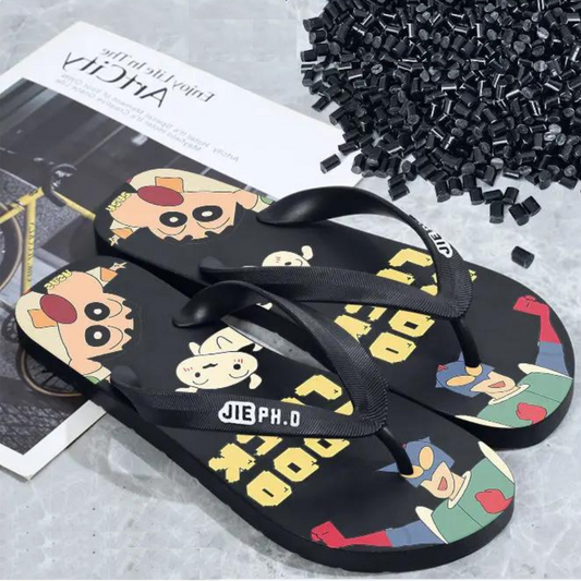 Crayon Shin-Chan & Anime Figure Flip Flops Lightweight Anti-slip Wear-resistant Sandals