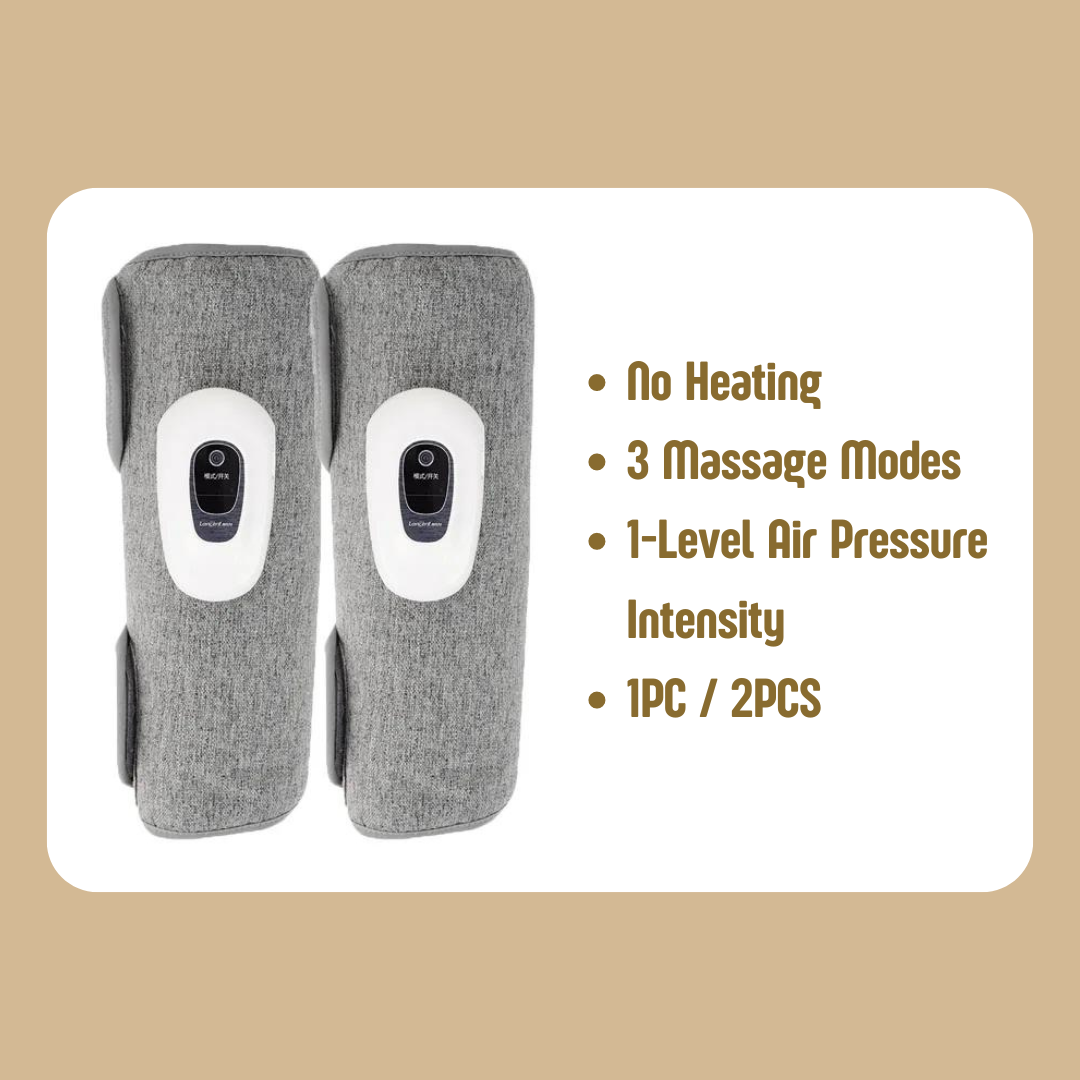 360° Air Pressure Wireless 3-Mode Calf Massager 3-Level Heating Leg Muscle Relaxation & Shaping