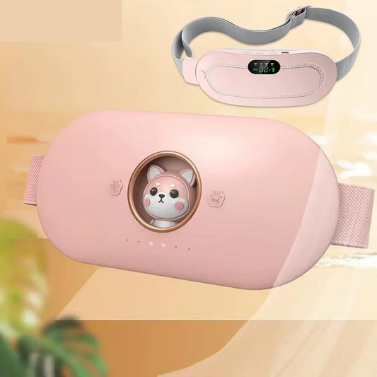 Menstrual Heating Self Massager Portable Stomach Warming Belt Thermal Massager Period Pain Relief