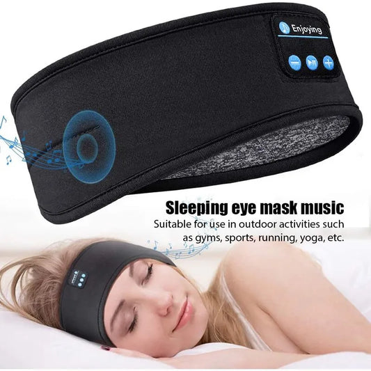 Elastic Wireless Fone Bluetooth Earphones Sports Sleeping Headband Music Eye Mask Wireless Bluetooth Headset Headband
